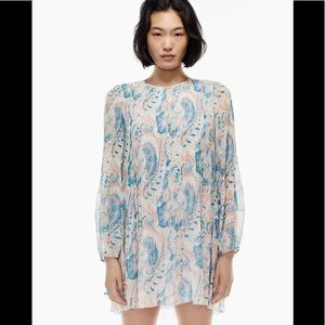 Wilfred Daydreamer Mini Dress Buoy Blu/Pastel Sg Grn